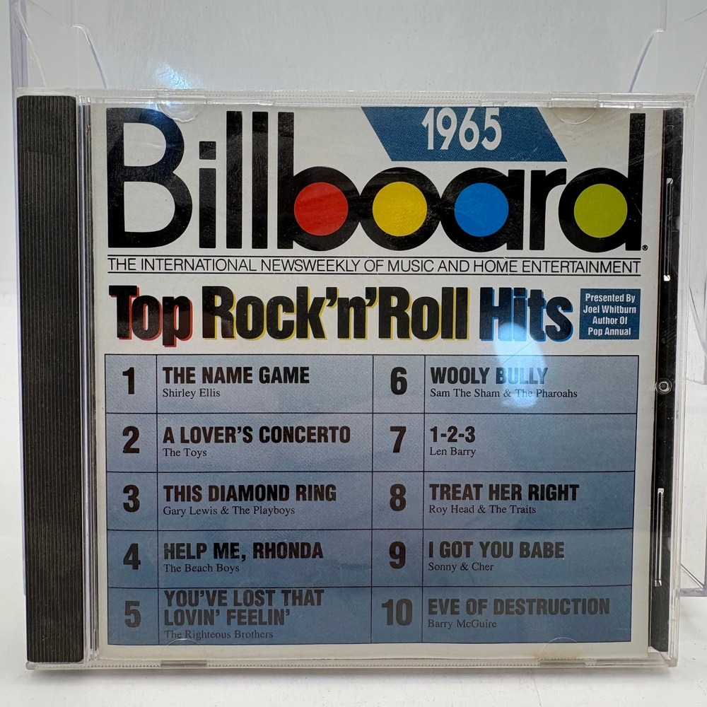 Billboard Top Rock n Roll Hits 1965 CD Compilation Rhino Records R2 70626